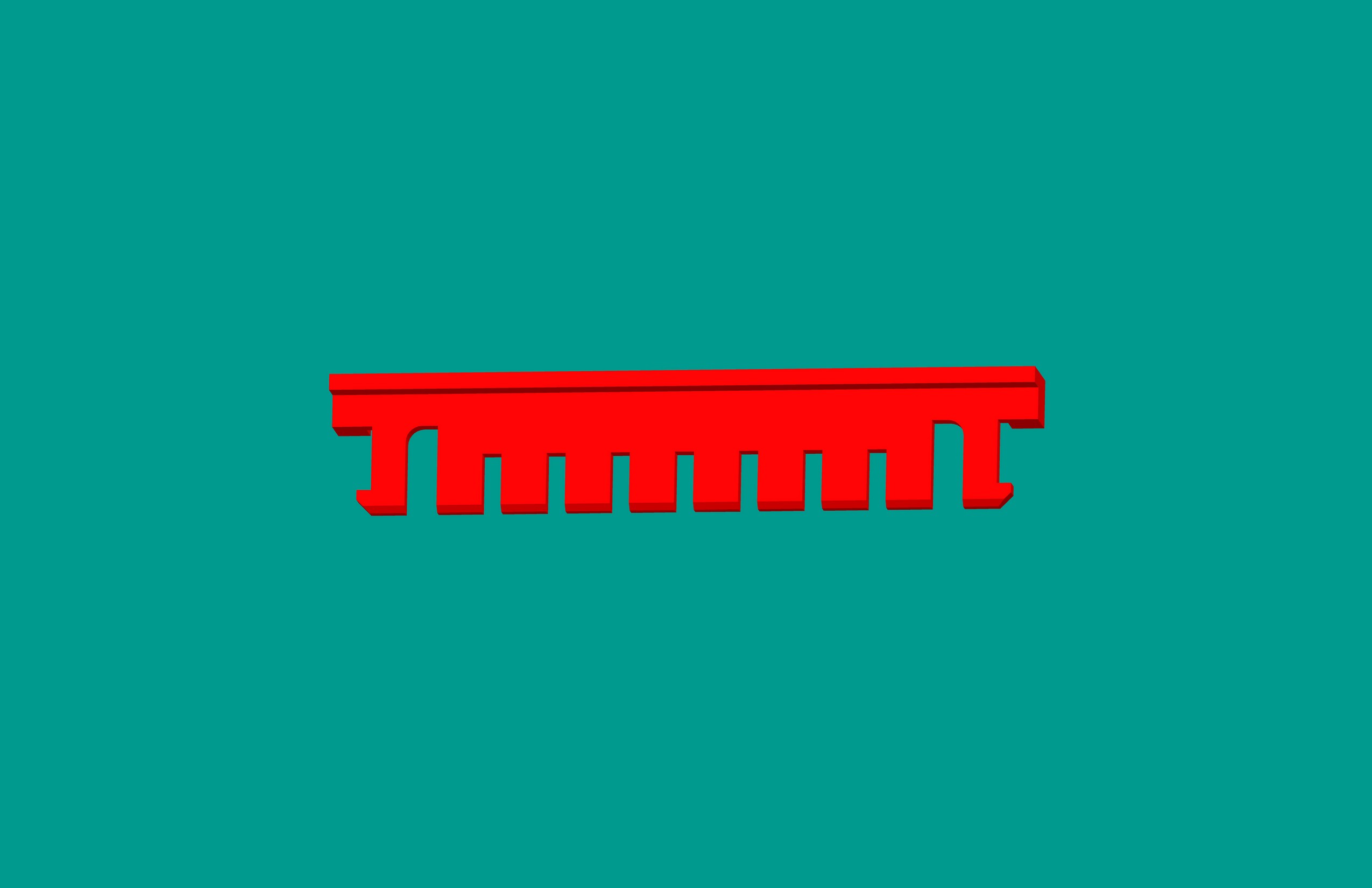 2.0間距，A2008S-10鎖片紅色