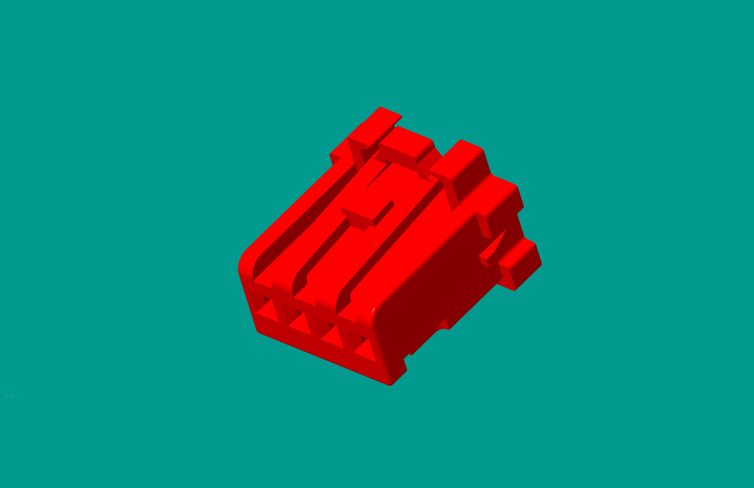 2.0間距，PNIRP-04V-S紅色