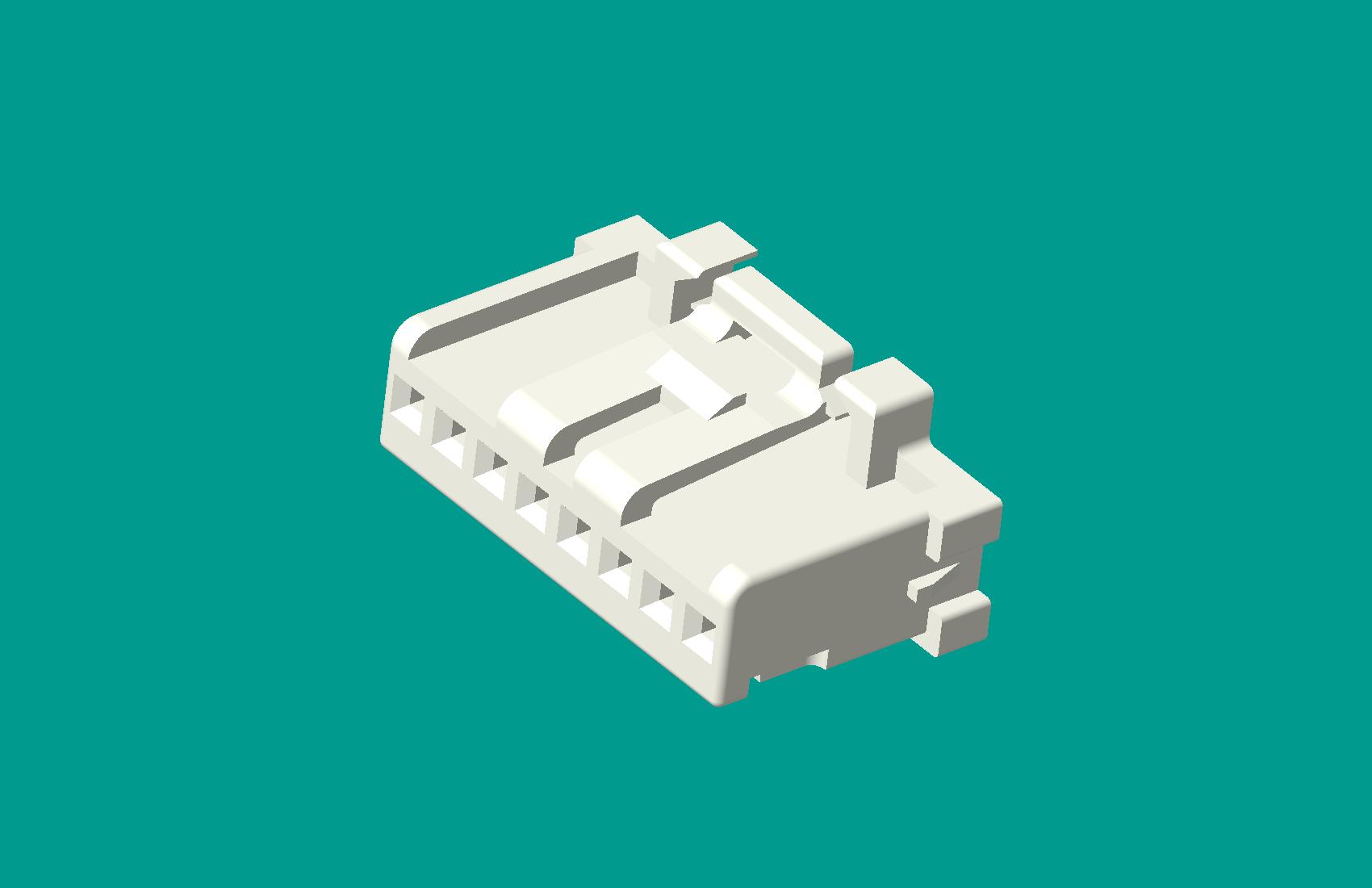 2.0間距，PNIRP-08V-S白色