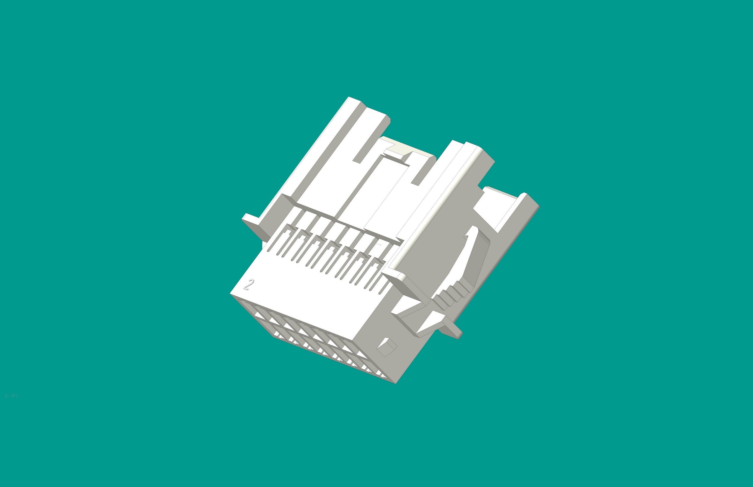 EP2.5-16R雙排插座-白色