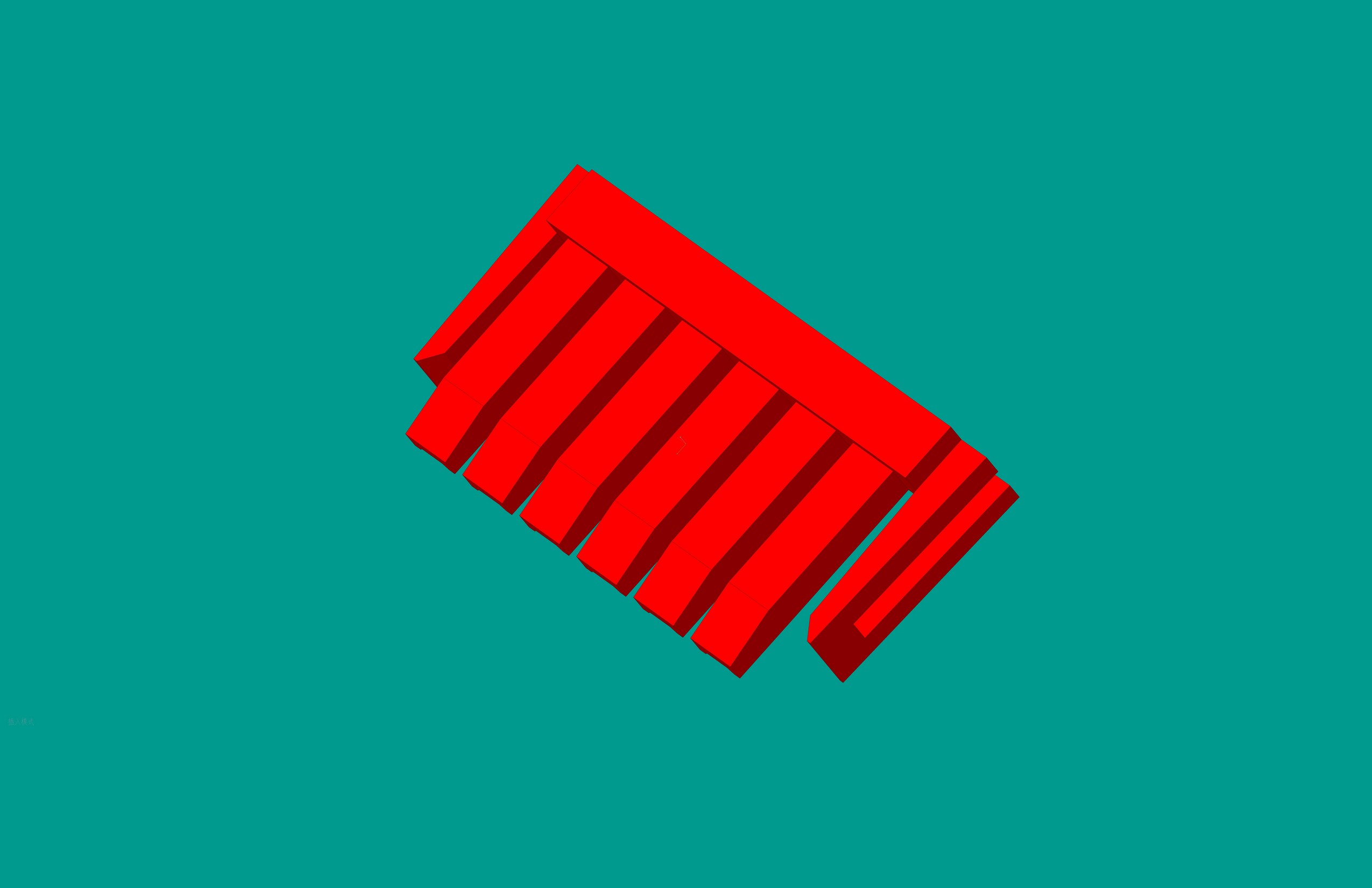 2.0間距，PNIS-06V鎖定片/紅色/