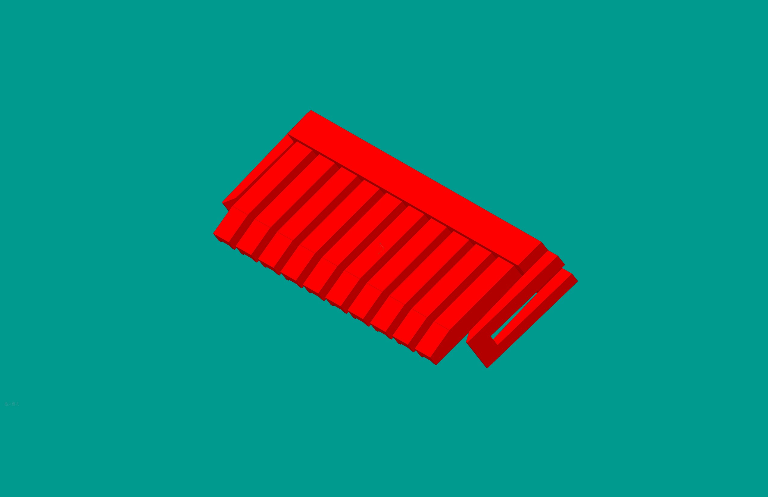 2.0間距，PNIS-10V鎖定片/紅色/