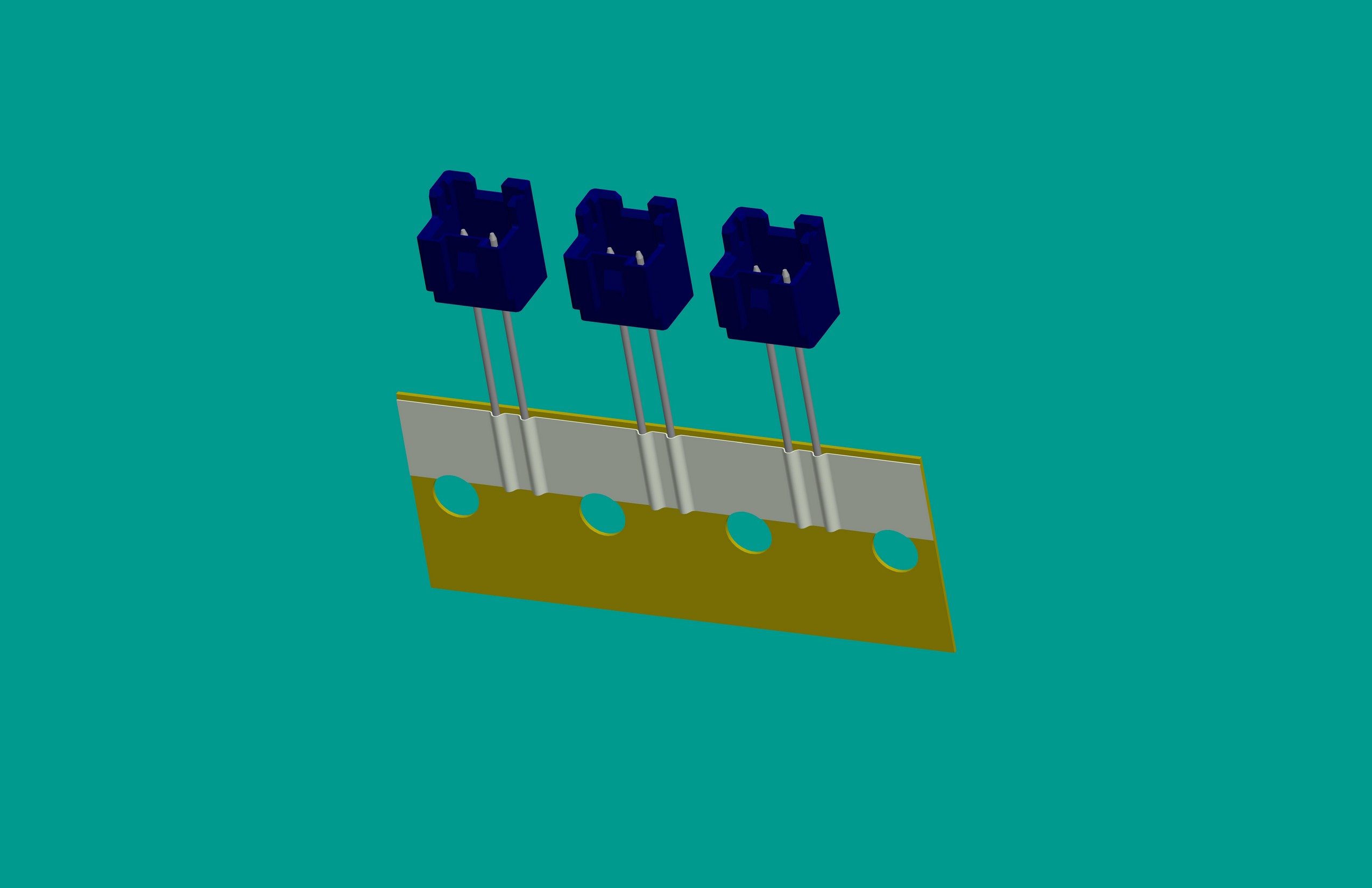 XA-2A(0.6)編帶針座（藍色）高灼熱絲