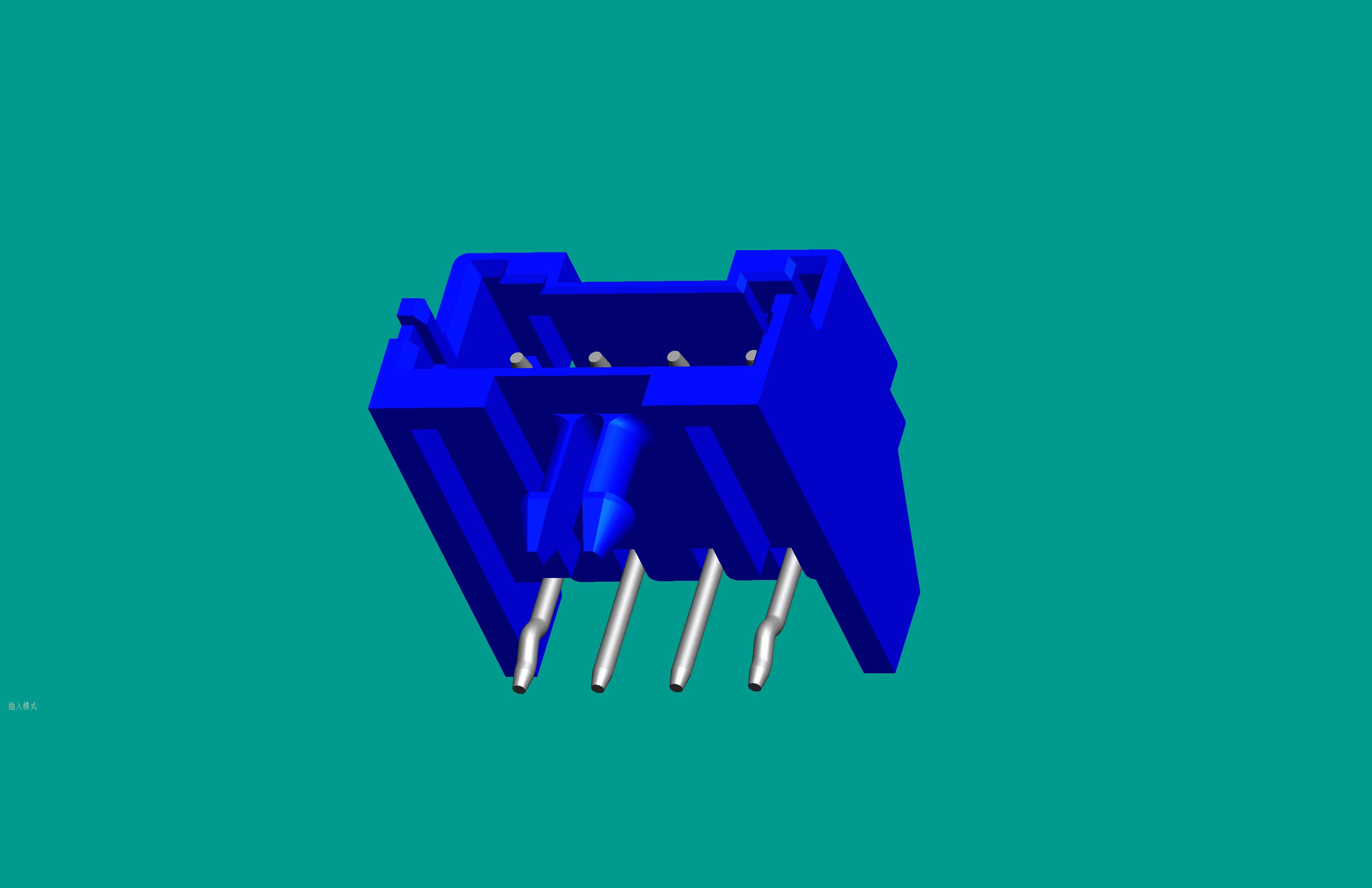 XA-4QA帶卡板扣型/臥式針座藍色/高灼熱絲