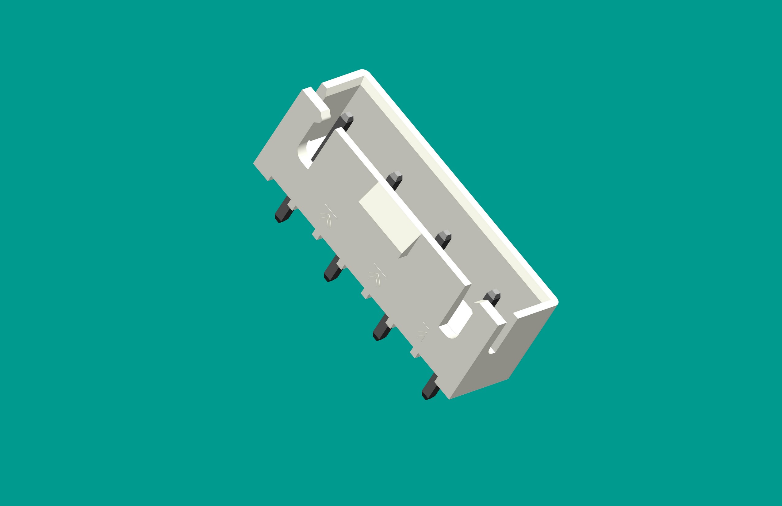 XH-7A5帶扣(缺2.3針）白色/普通PA66