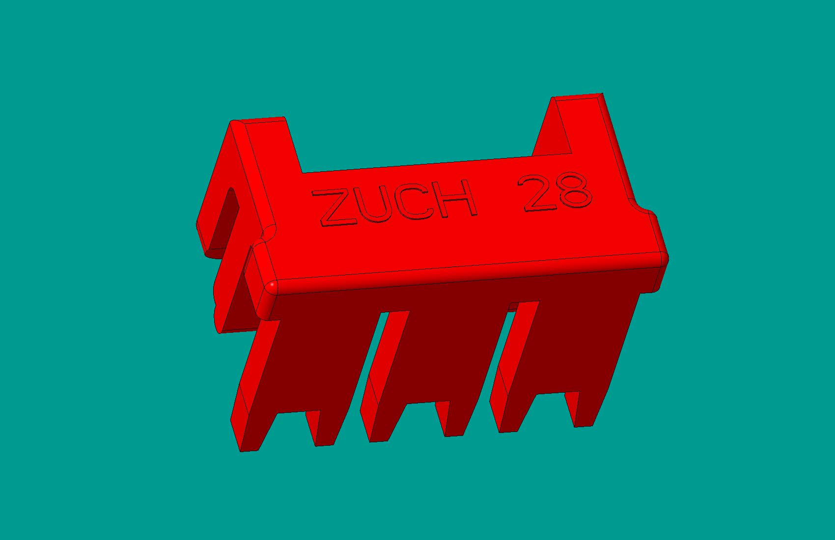 VH-3S2(臺階型鎖片)/紅色/普通PA66