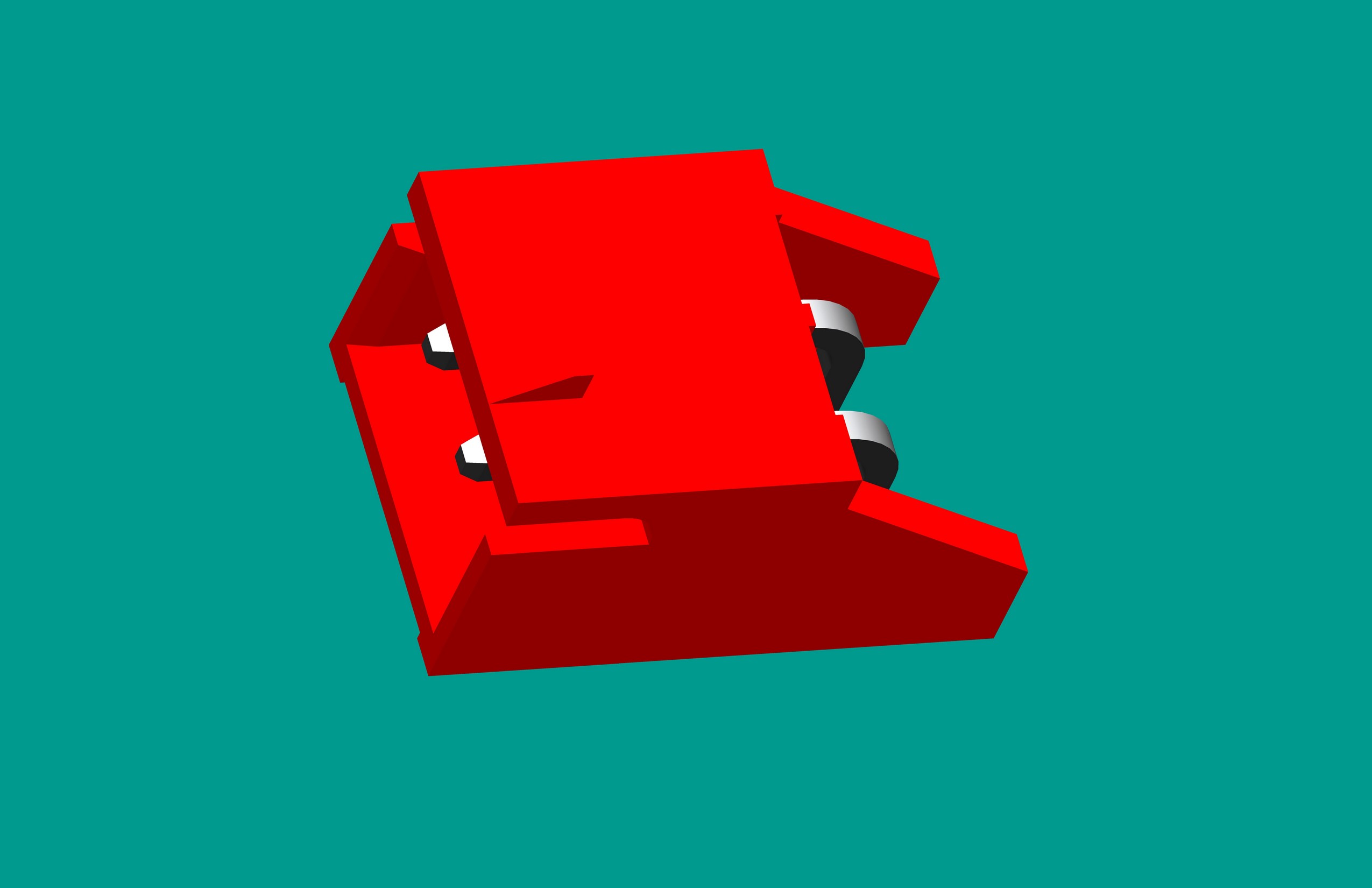 XH-2QA(帶扣)帶保護腳 紅色（普通PA66)