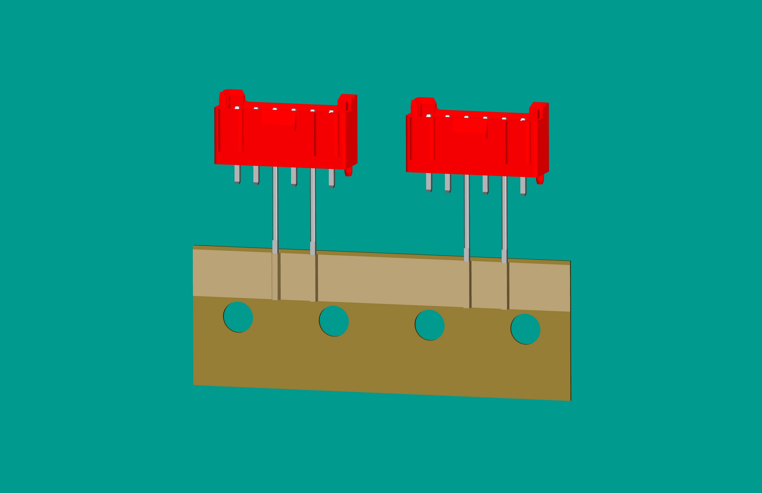 XH-6A全包編帶立式針座紅色/(2、4長(zhǎng)針)普通PA66