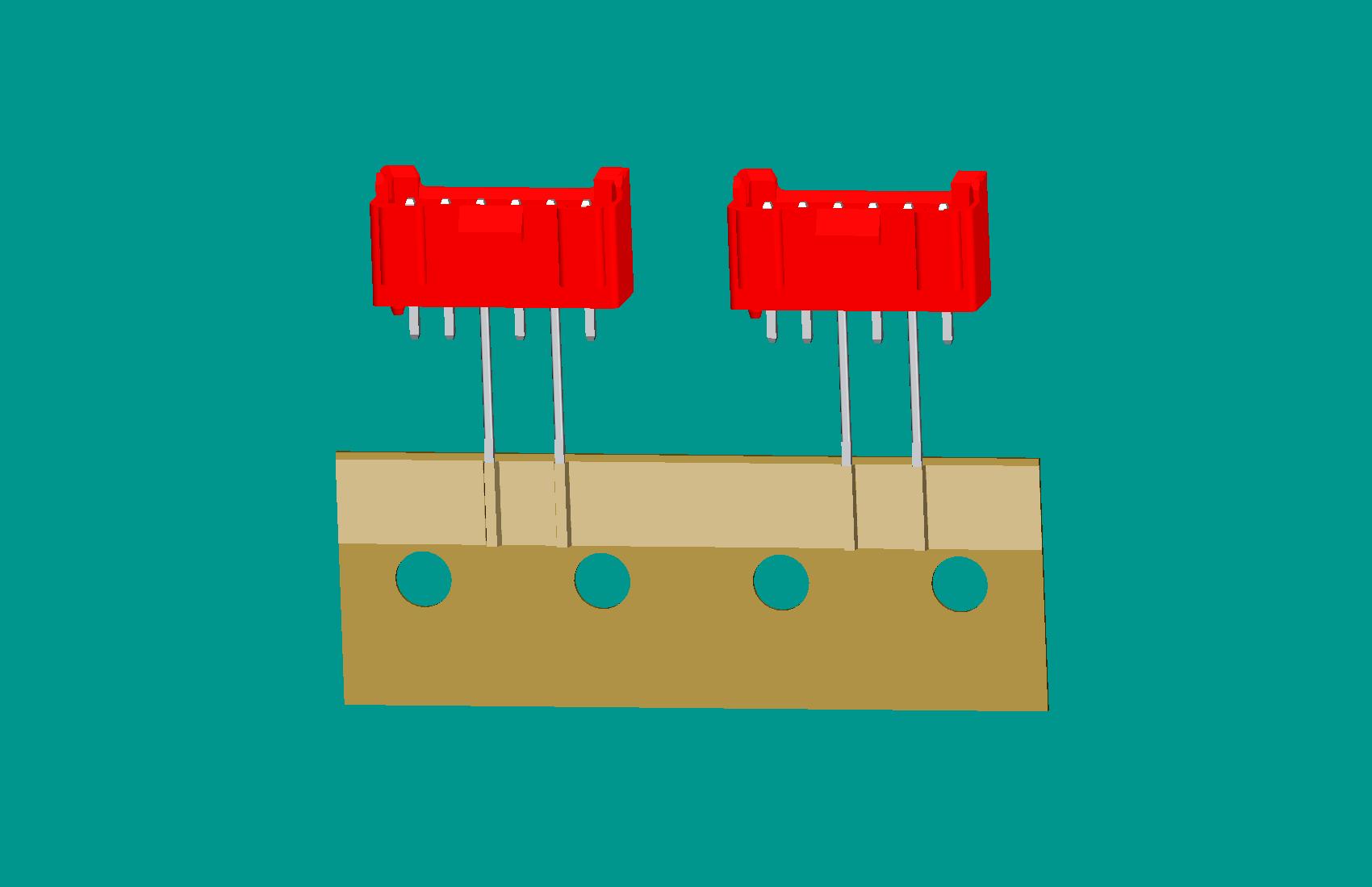 XH-6A(反定位)全包編帶立式針座紅色/(2、4長(zhǎng)針)普通PA66