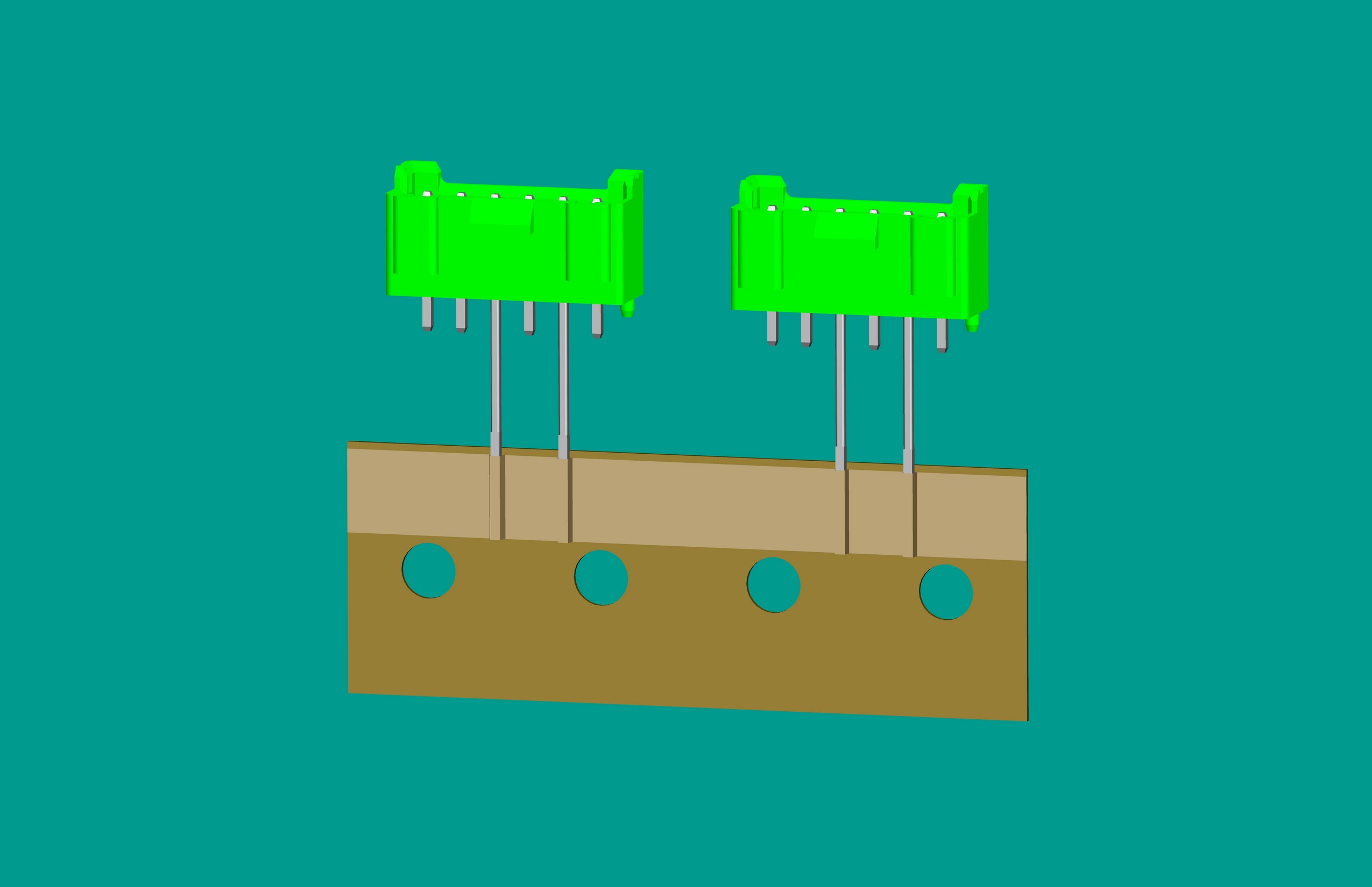 XH-6A全包編帶立式針座綠色/(2、4長針)普通PA66