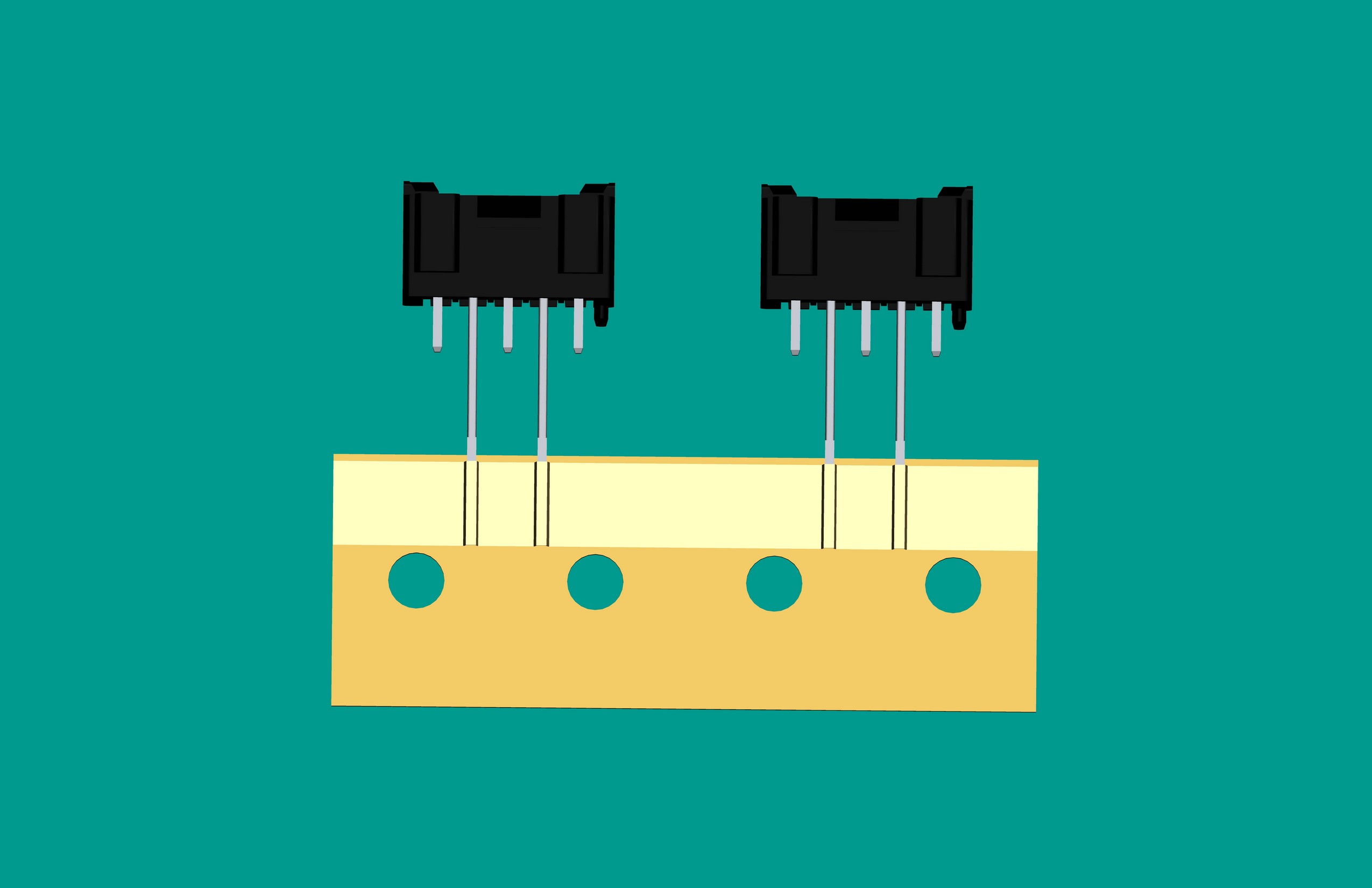 XH-5A全包編帶立式針座黑色/(2、4長針)普通PA66