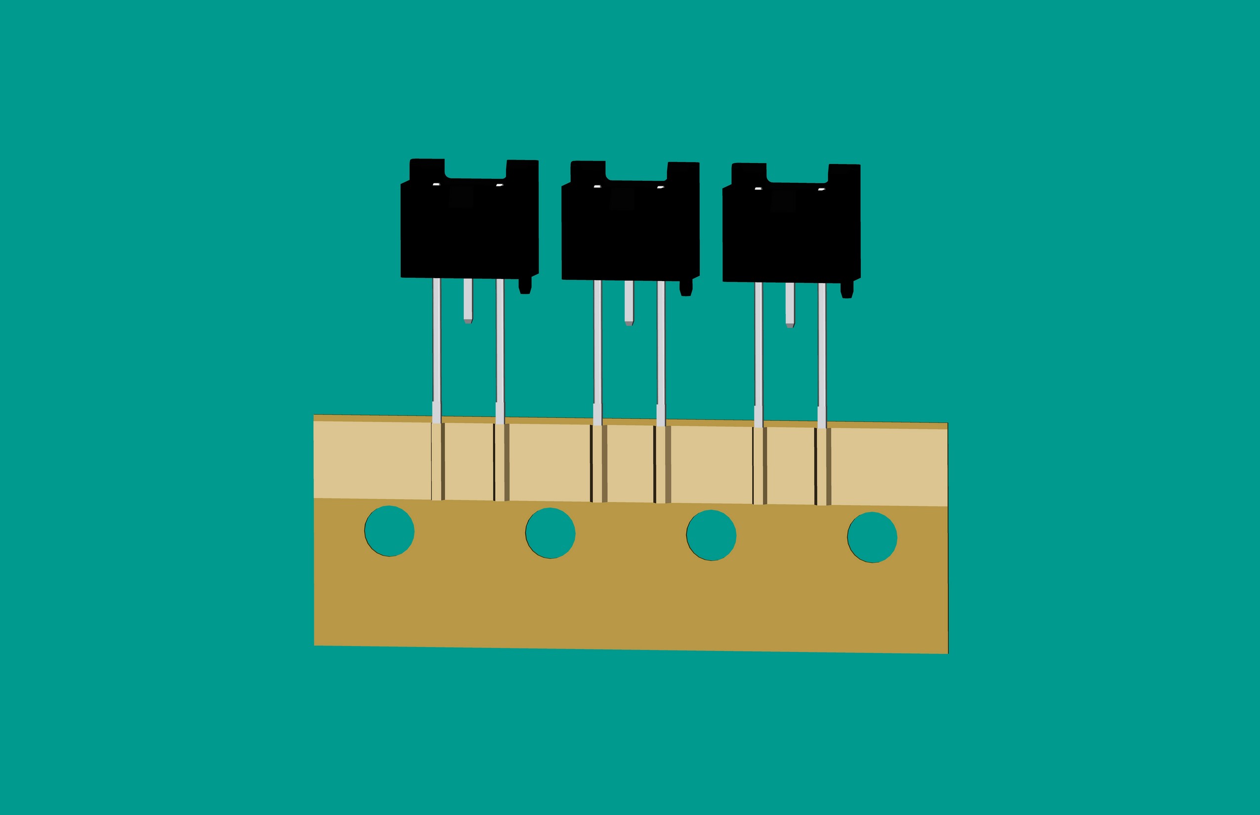XH-3A全包編帶立式針座黑色/(1、3長針)普通PA66