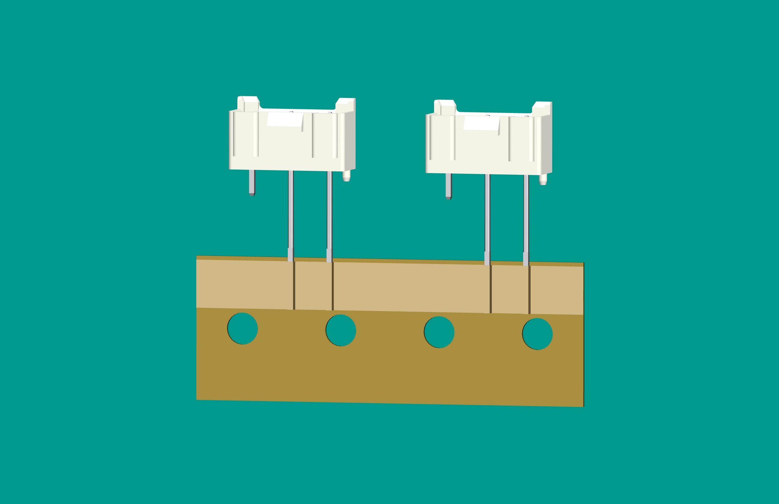 XH-5A全包編帶立式針座白色/(缺2、4針)普通PA66