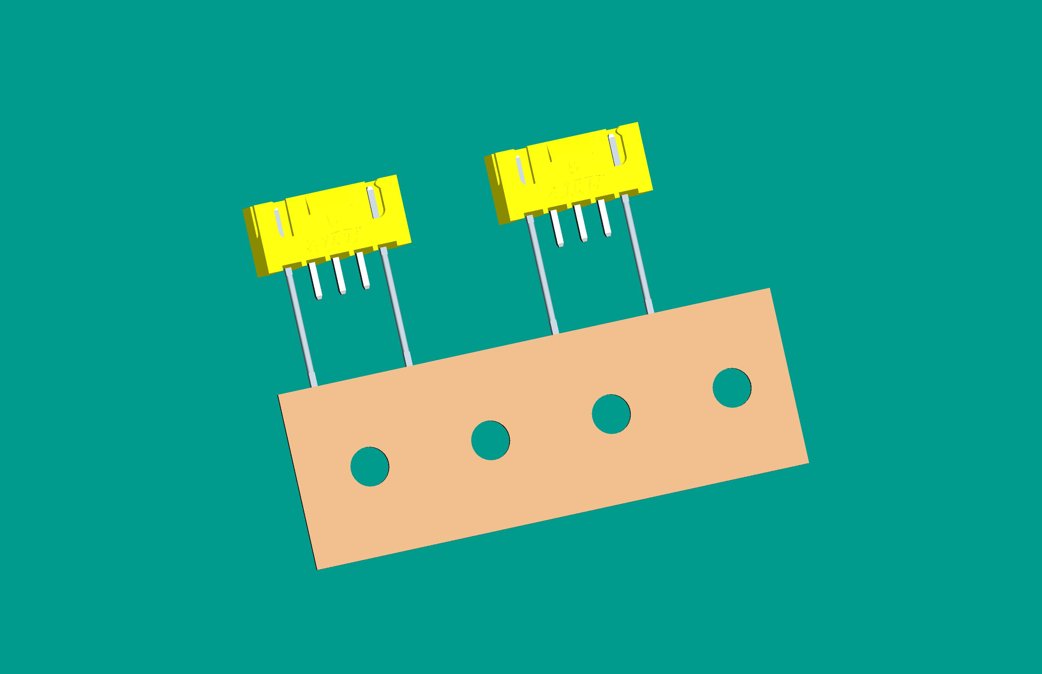 XH-5A(帶扣)立式針座黃色/編帶(1、5長針，反向，12mm）