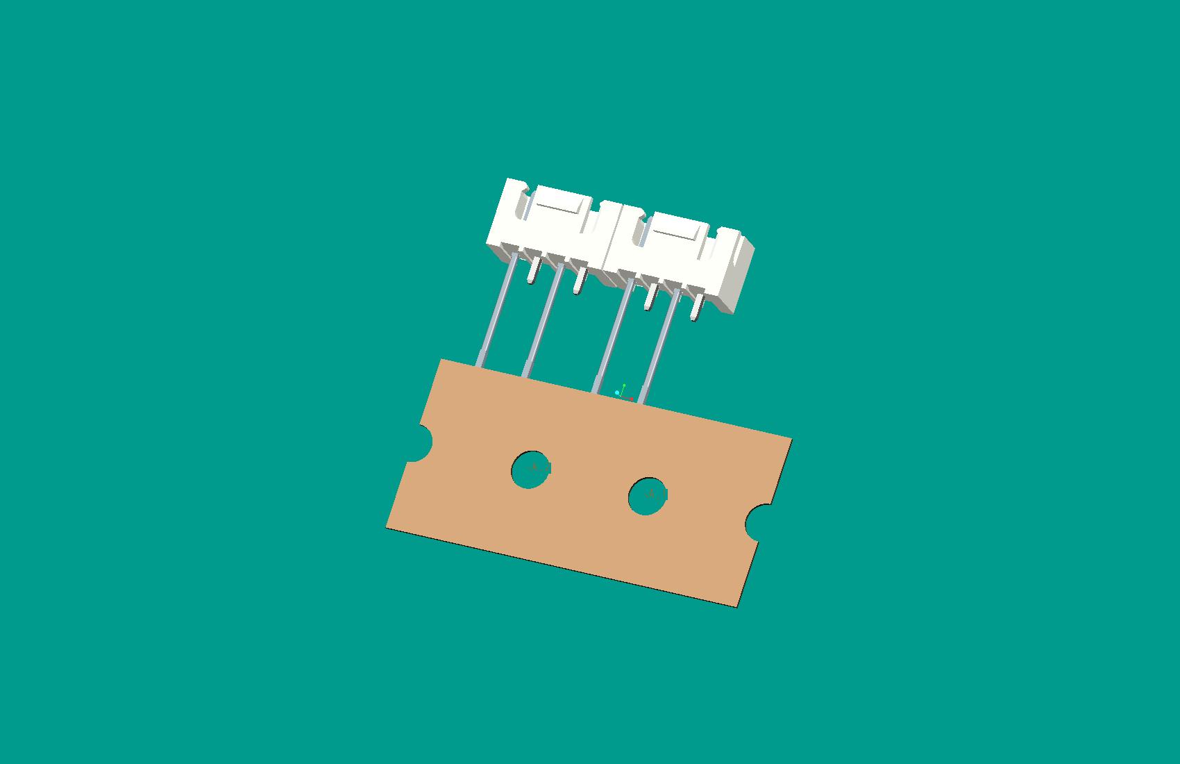 XH-4A(帶扣)立式針座白色/編帶(步距12.7，反向，12mm)