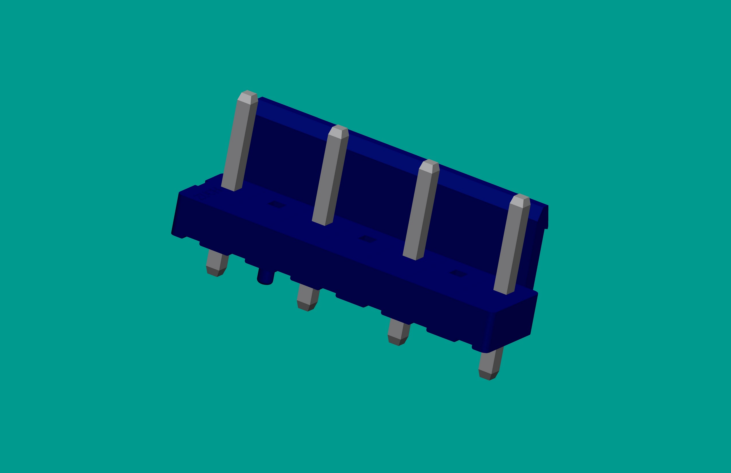 VH7A半包(缺2、4、6針)藍(lán)色帶定位針座