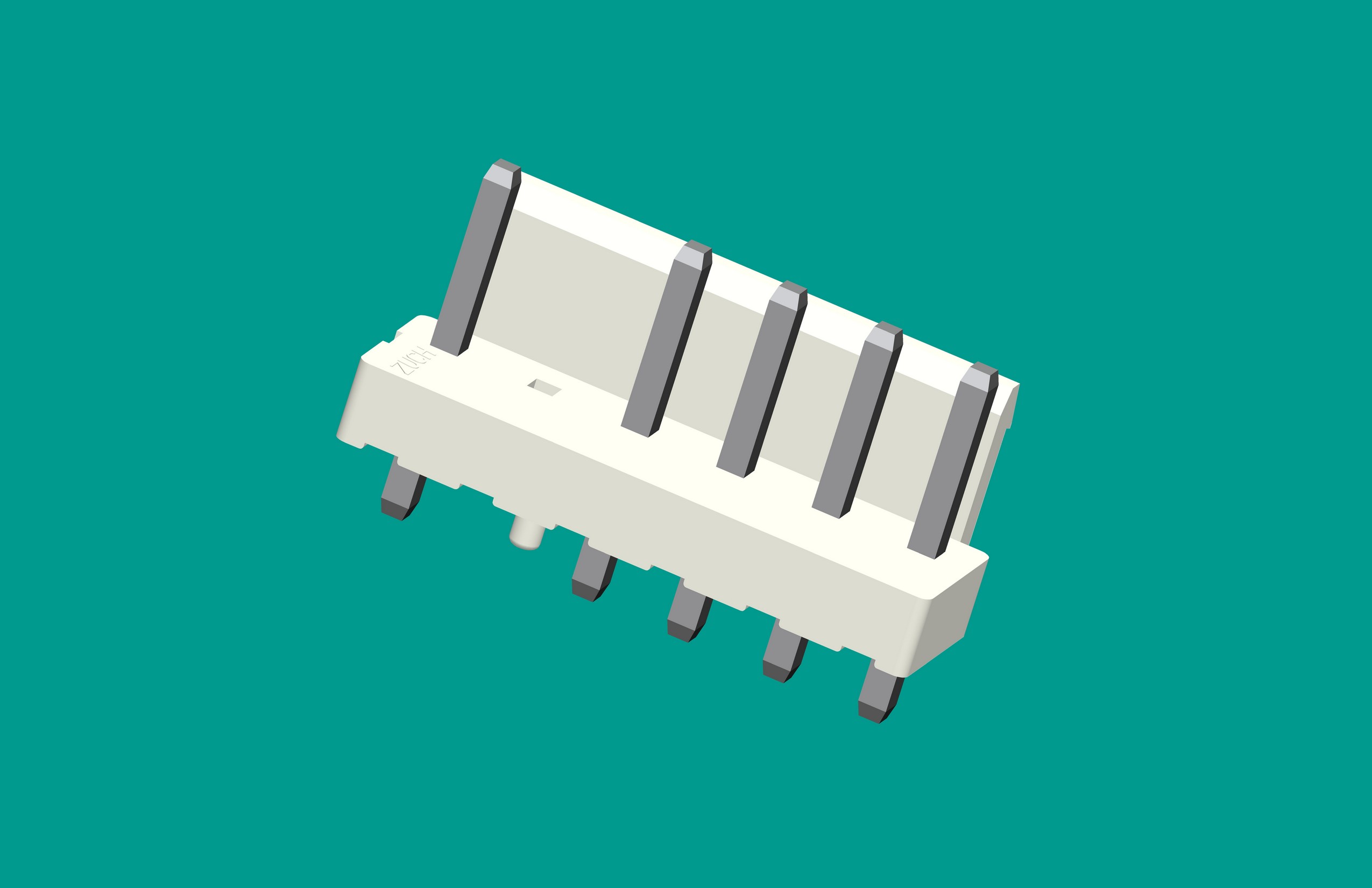 VH-6A-1（半包，帶定位，白色普通PA66）（缺第2針）