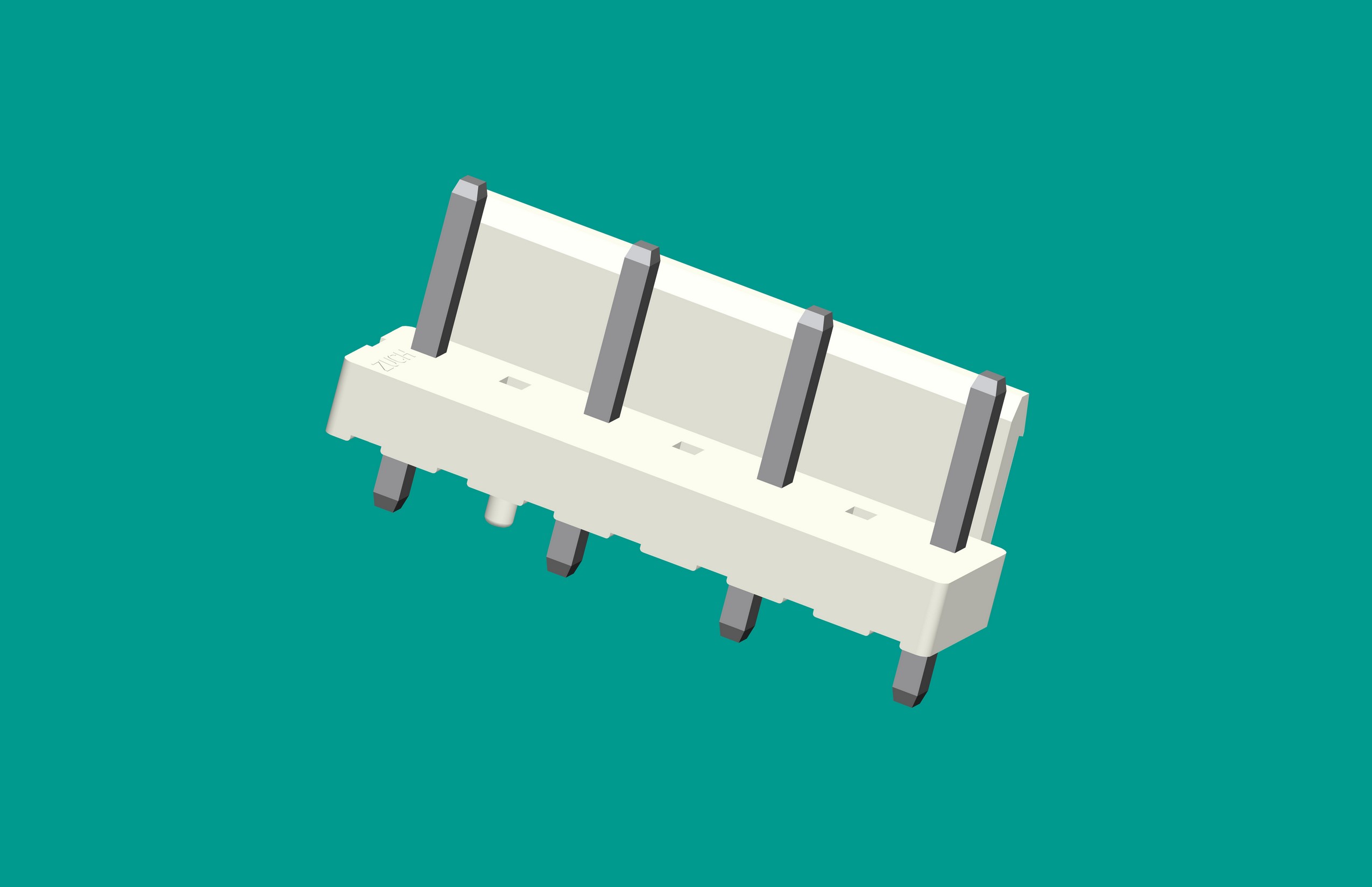 VH-7A4半包帶定位(缺第2、4、6針)立式針座白色/普通PA66