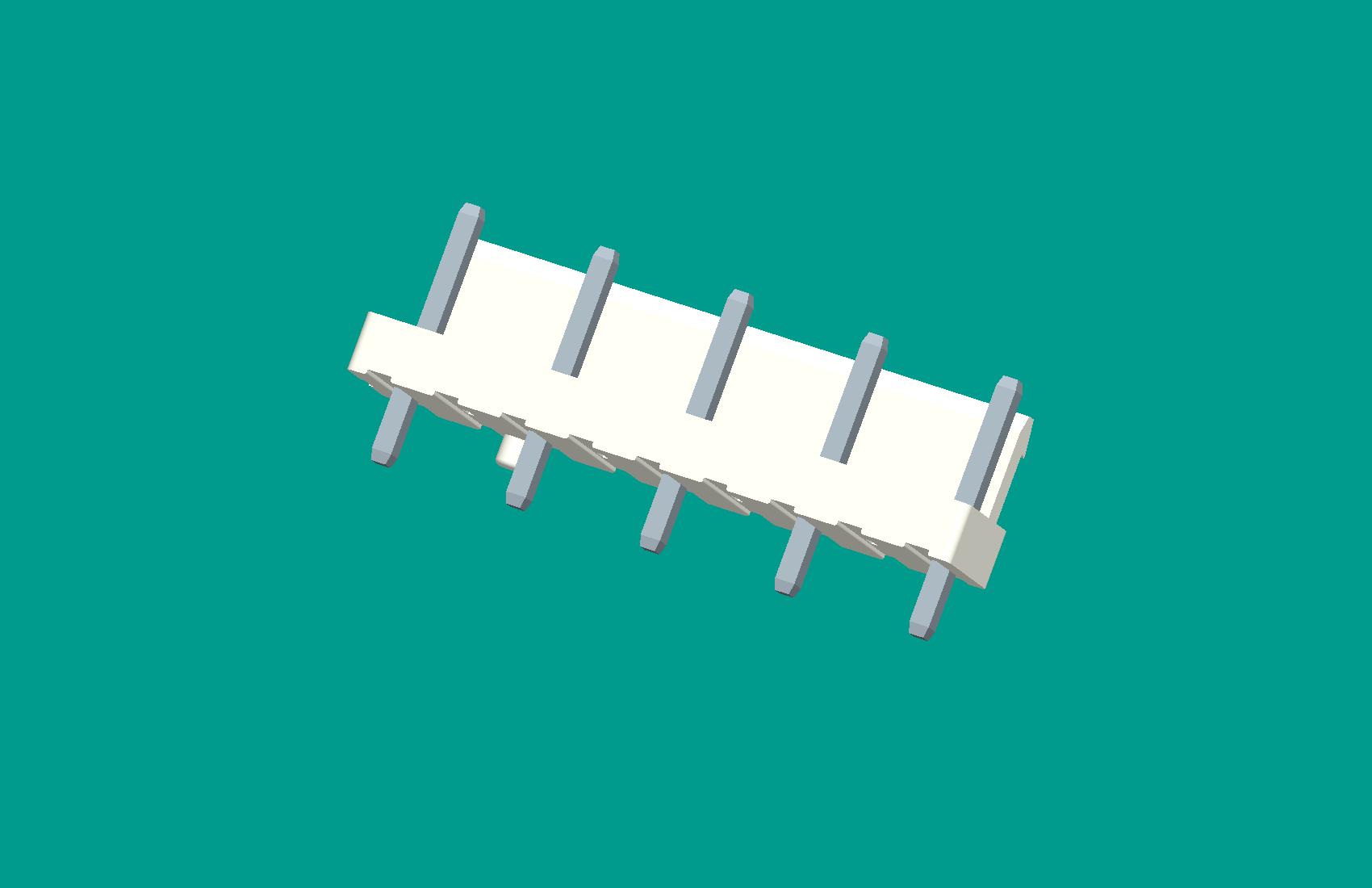 VH-9A5D1（半包防呆柱D1型，本色高灼熱絲）缺第2、4、6、8針