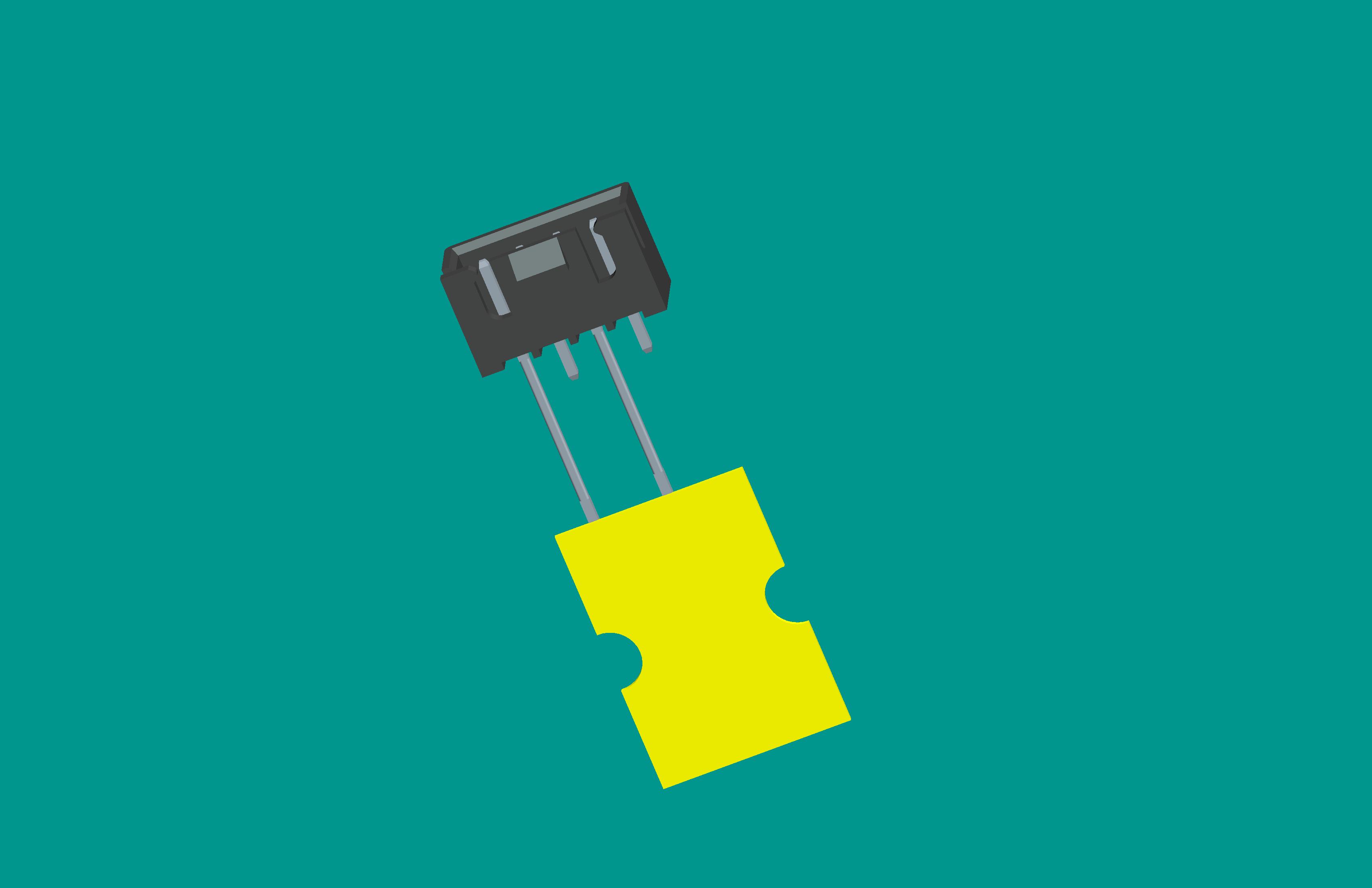 XH-4A(帶扣)立式針座黑色高灼熱絲/編帶(步距25.4，2、4長針，反向,12mm短針外漏2.5)