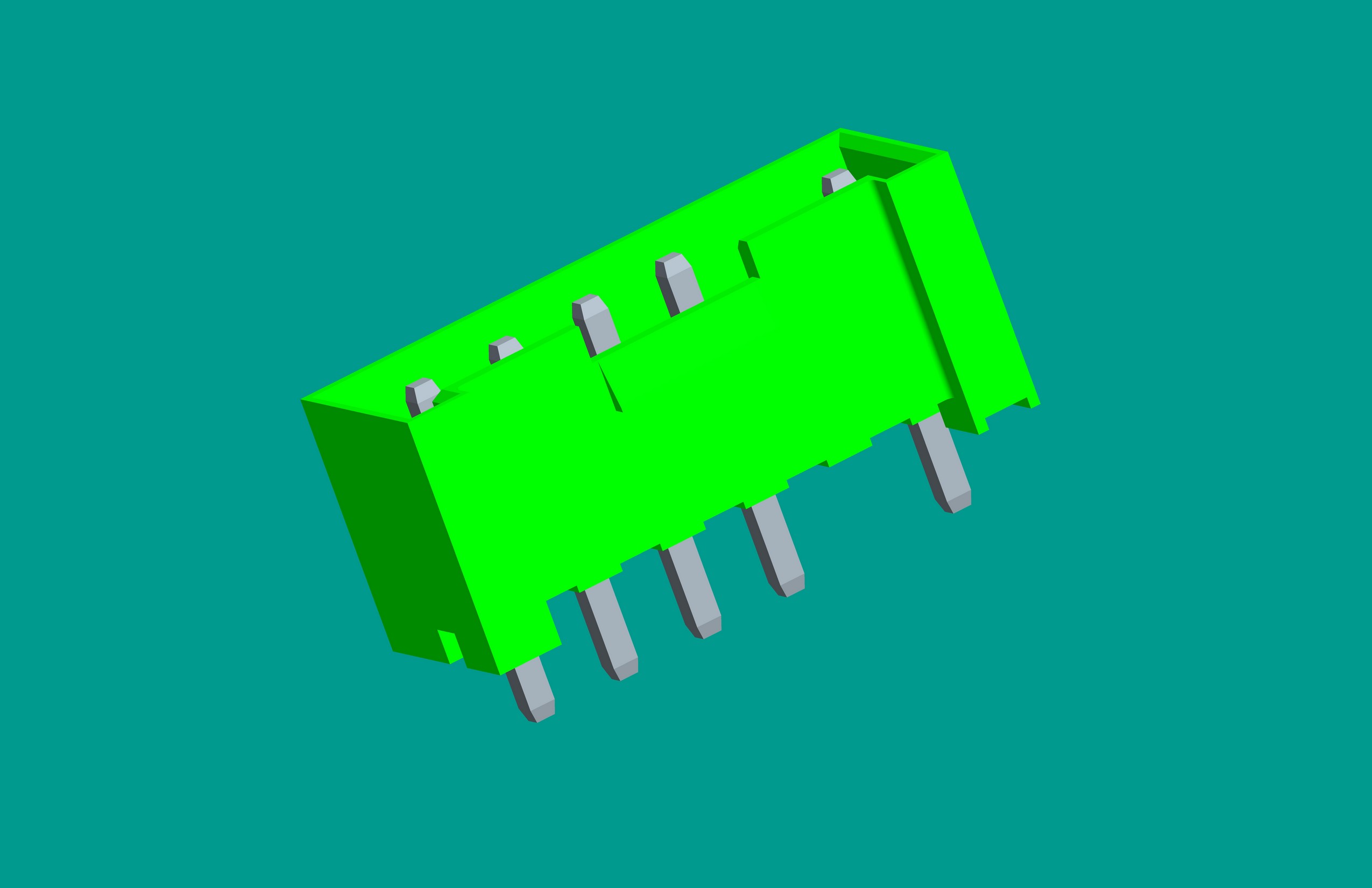VH6A-1盒式(缺第二針)針座 -綠色(普通PA66)