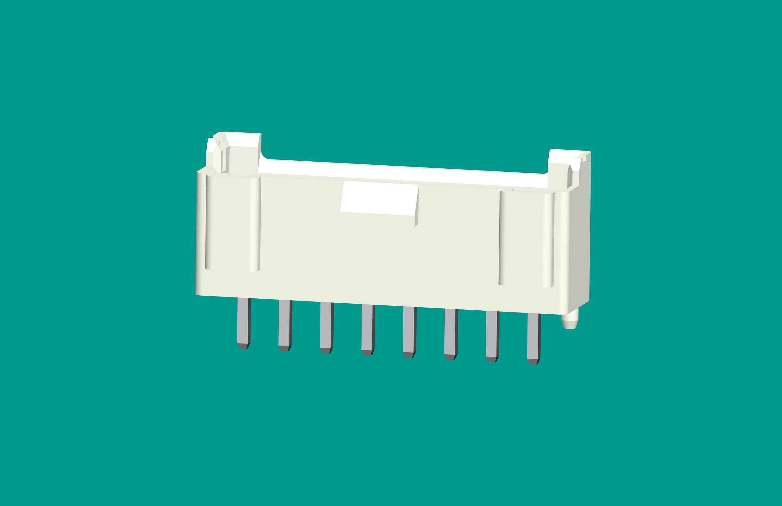 B8B-XH-K3立式針座白色/普通PA66/海爾