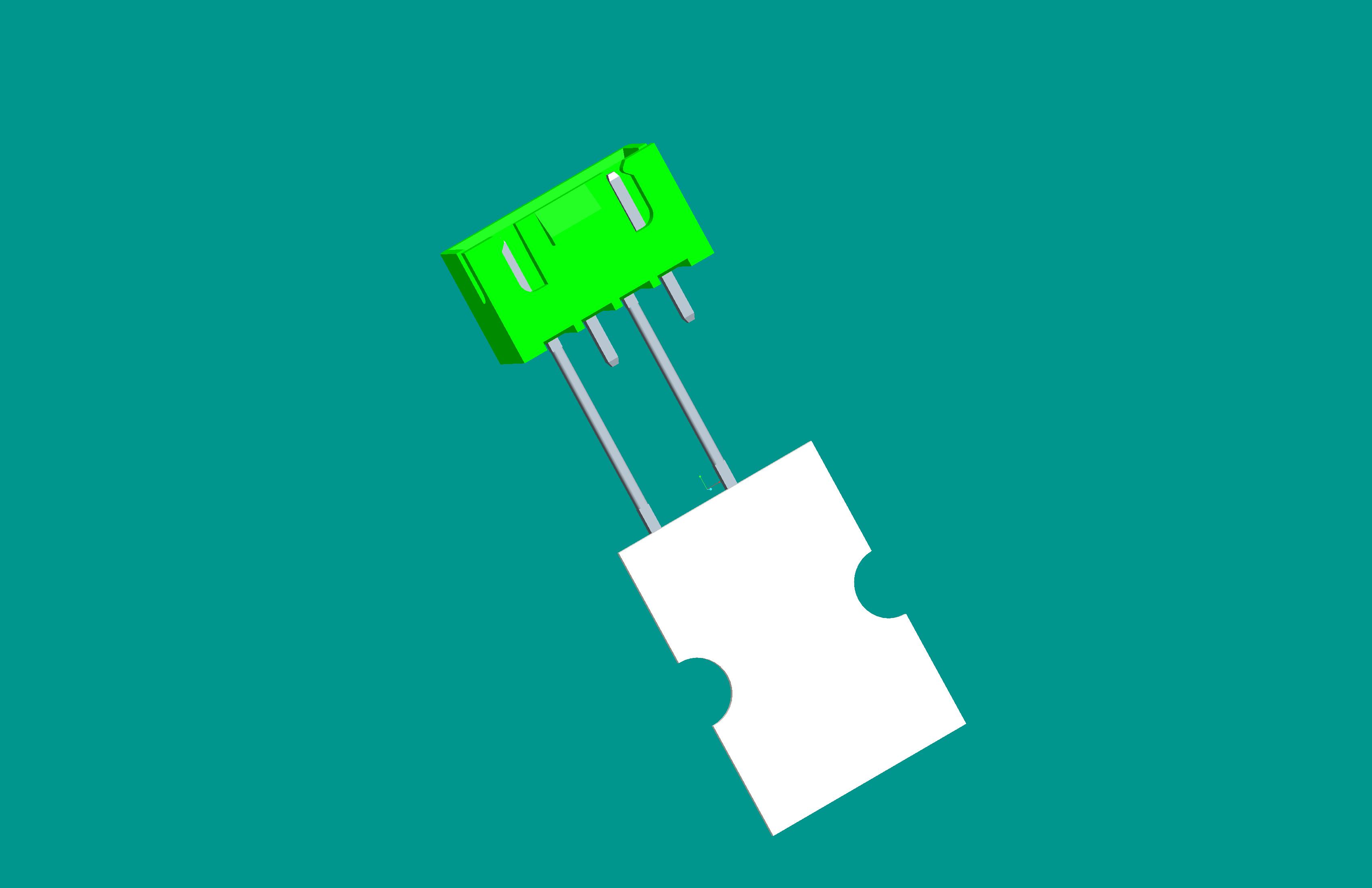 XH-4A(帶扣)立式針座綠色/編帶(步距12.7,2、4長針，反向，10mm，短針外漏長2.9mm)PA66