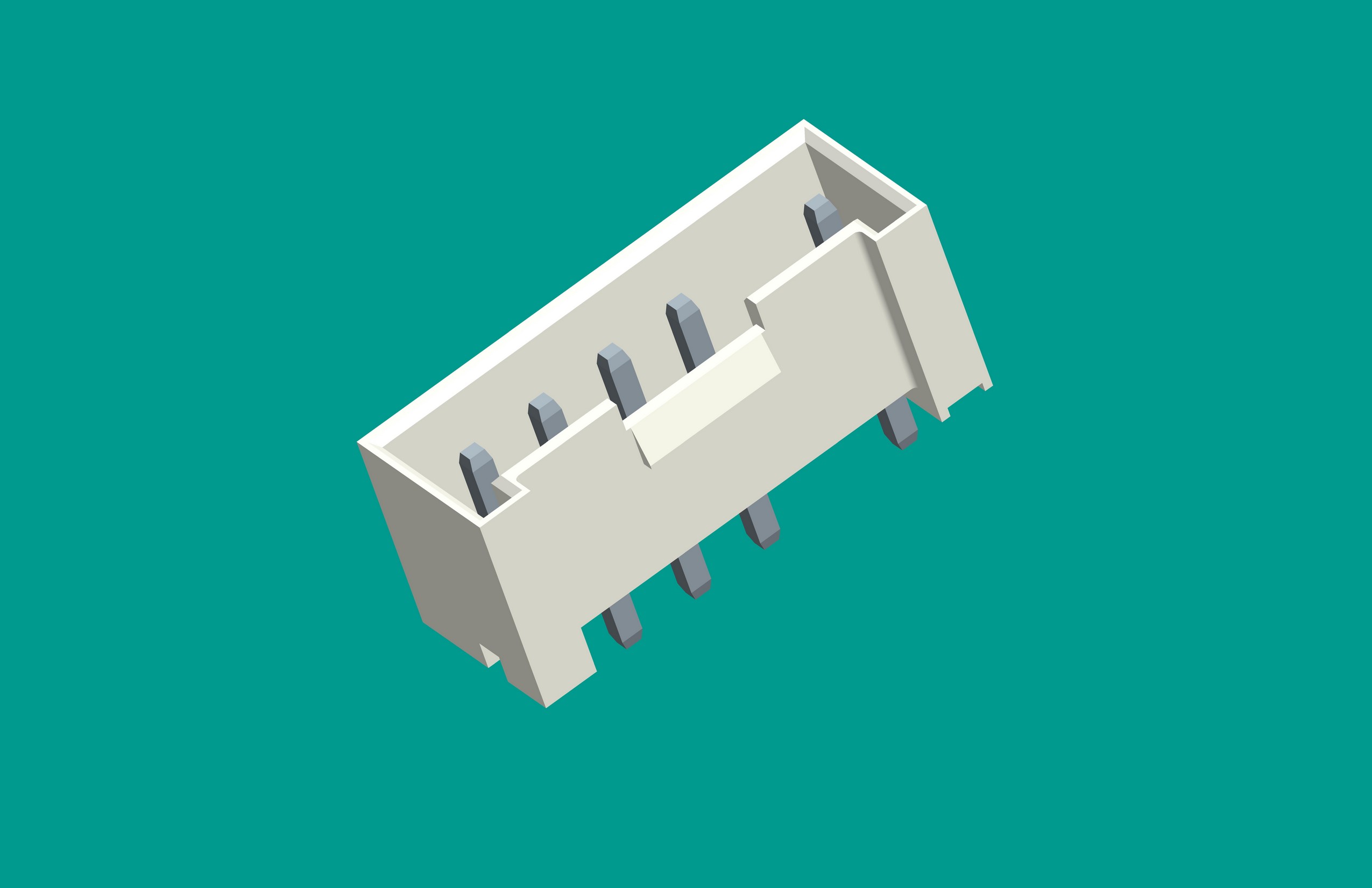 VH6A-1盒式(缺第5針)針座 -白色(普通PA66)