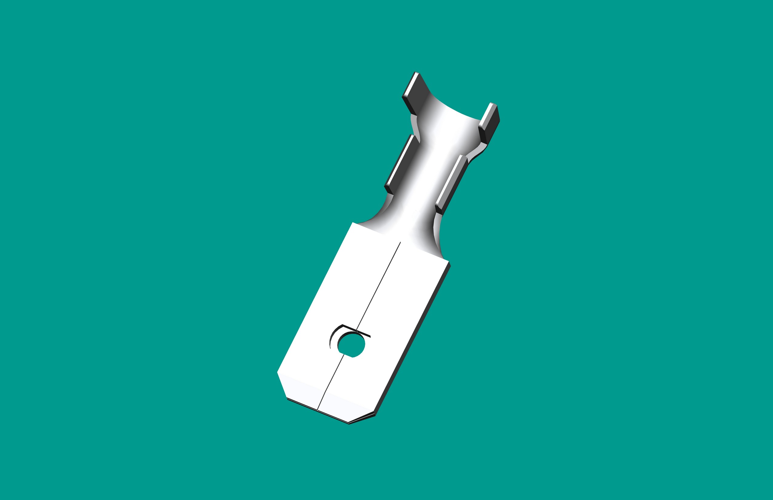 250無刺短插片直連中腳